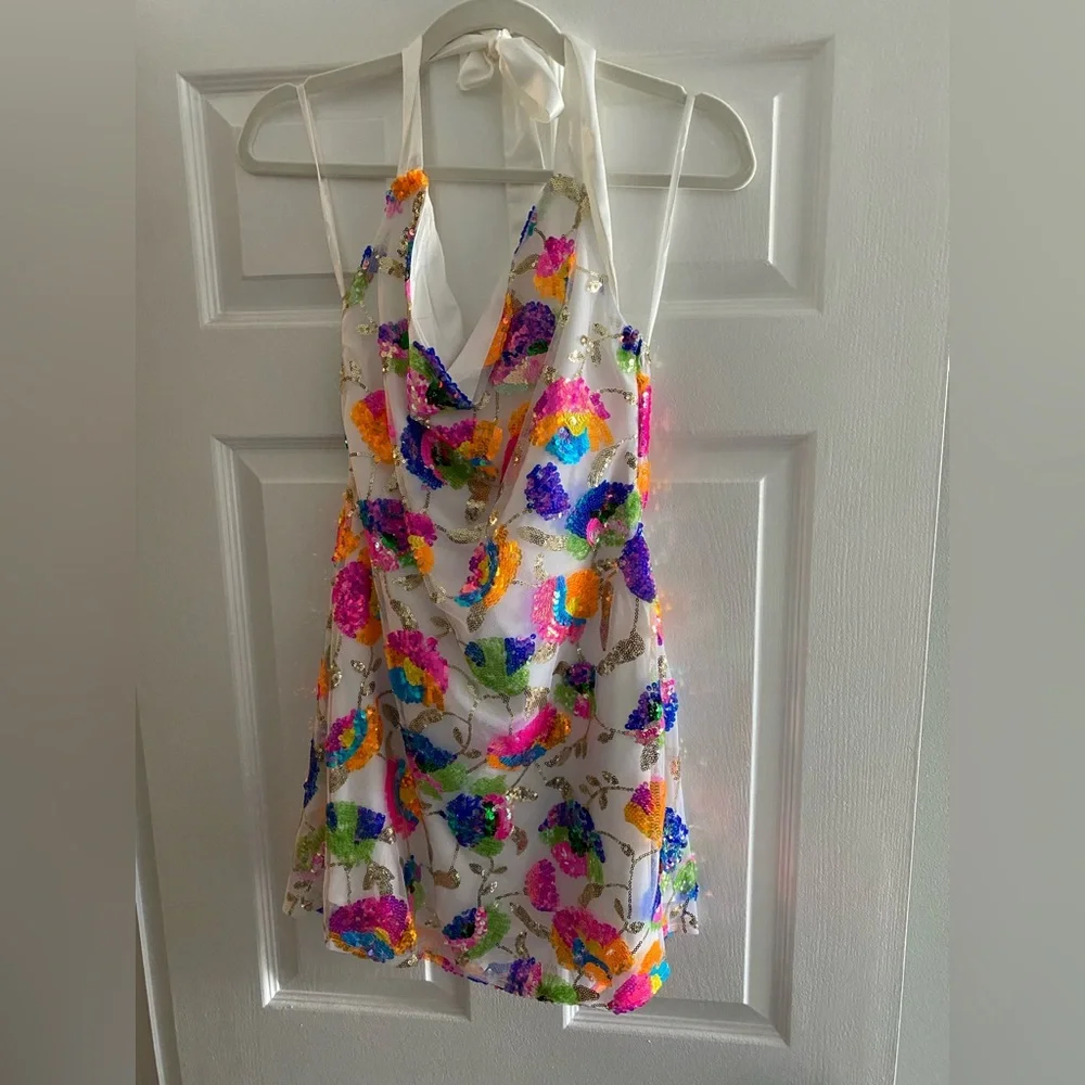 Flamenco Dancer Sequin Dress - M - Picture 4 of 6